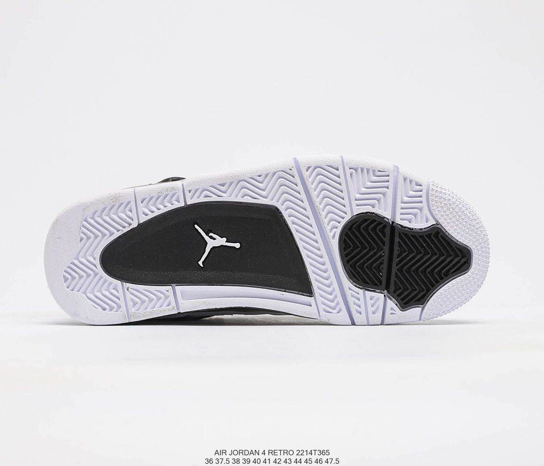 jordan air jordan 4 retro - Blanco Negro