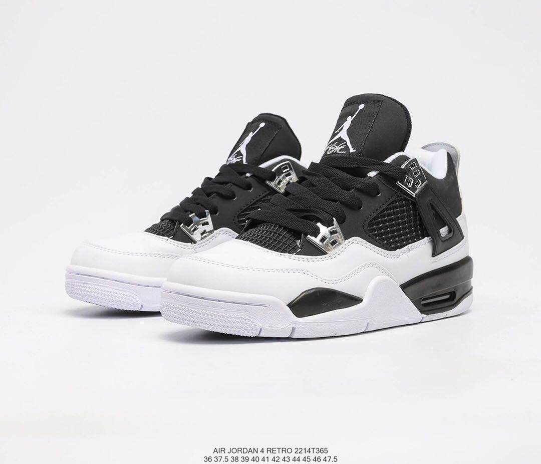 jordan air jordan 4 retro - Blanco Negro