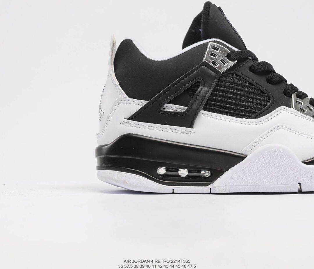 jordan air jordan 4 retro - Blanco Negro
