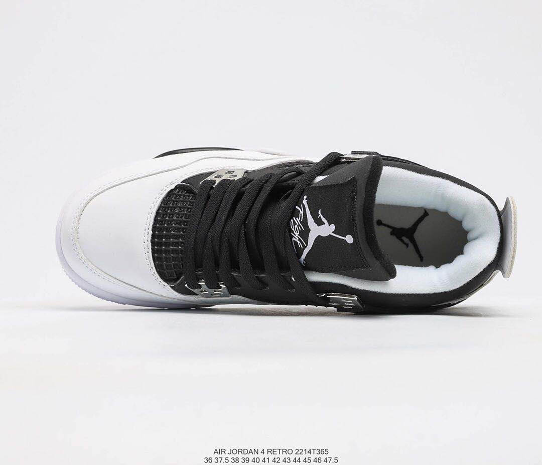 jordan air jordan 4 retro - Blanco Negro