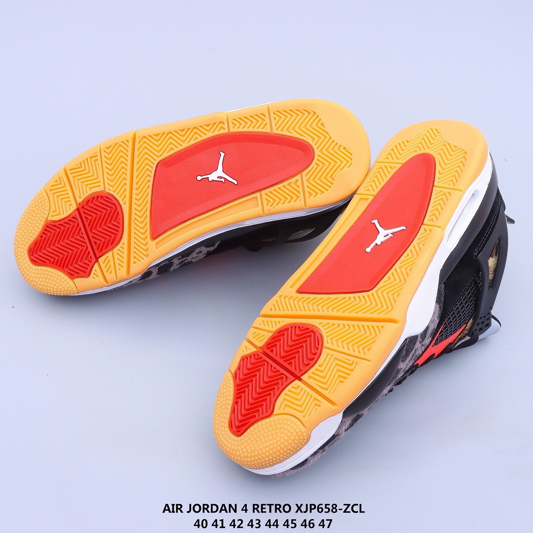 jordan air jordan 4 retro - Negro Amarillo Naranjo