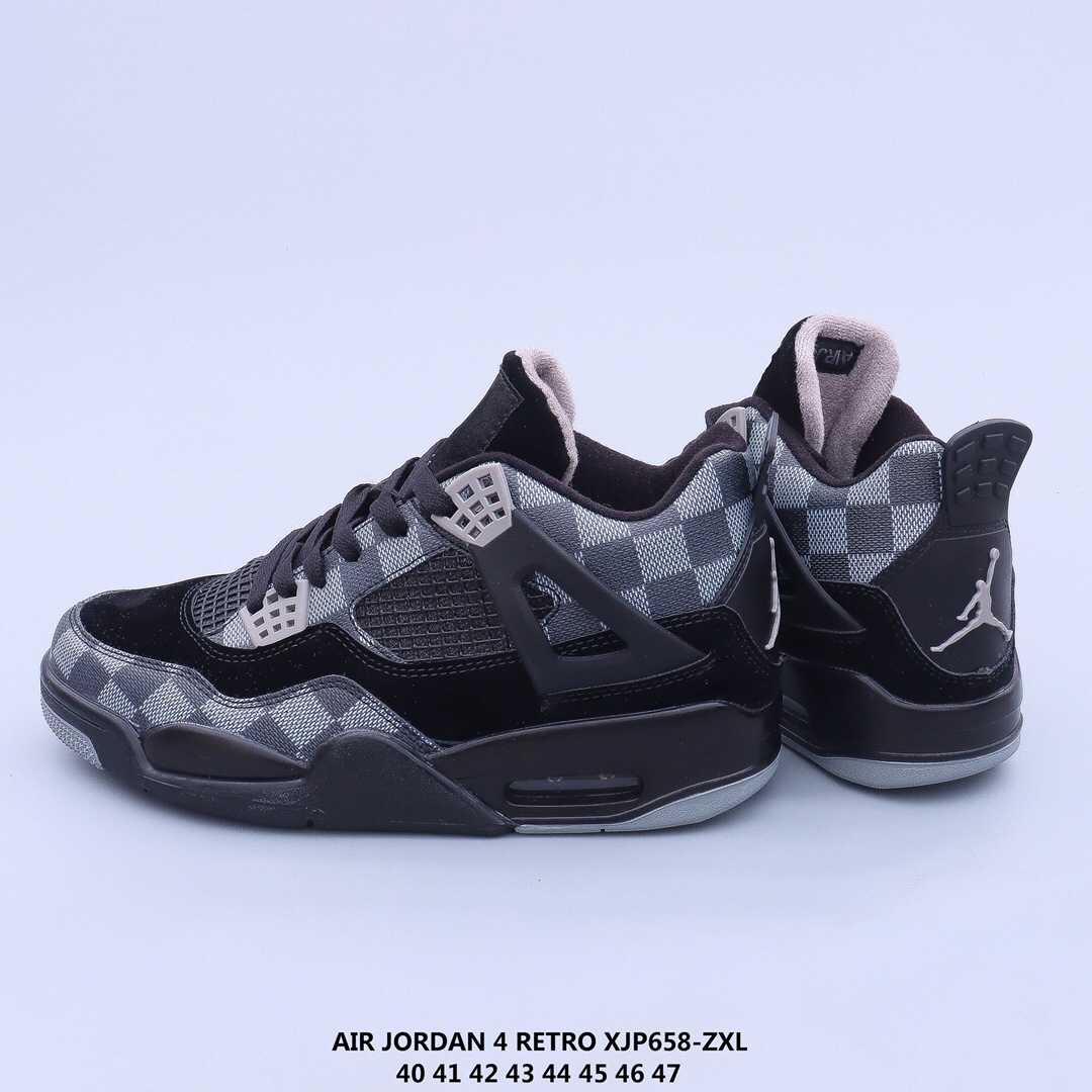 jordan air jordan 4 retro - Negro Gris