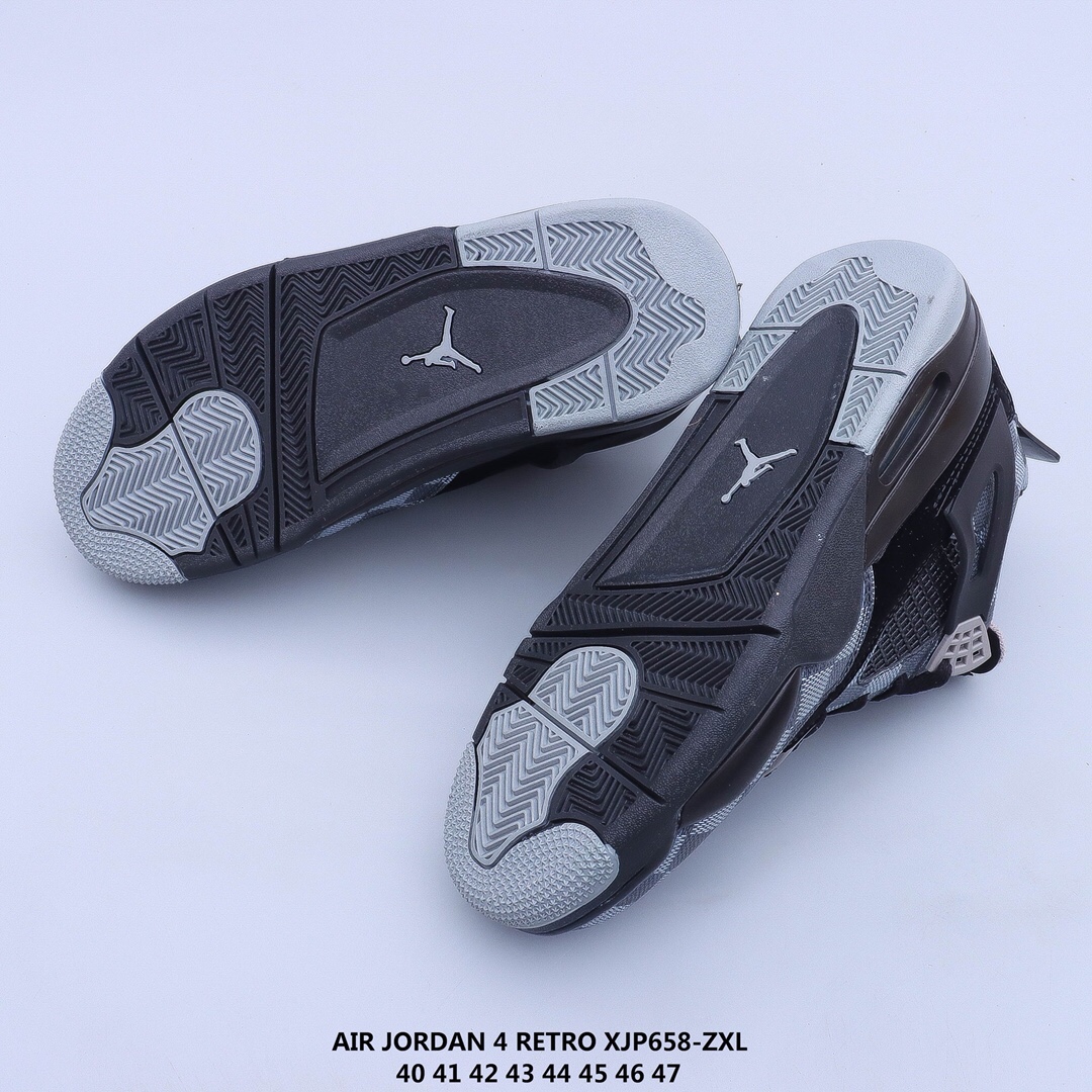 jordan air jordan 4 retro - Negro Gris