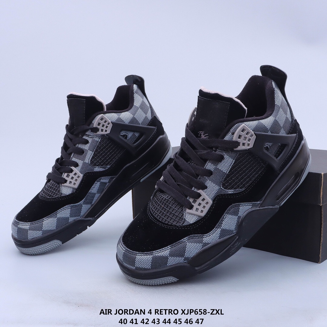 jordan air jordan 4 retro - Negro Gris