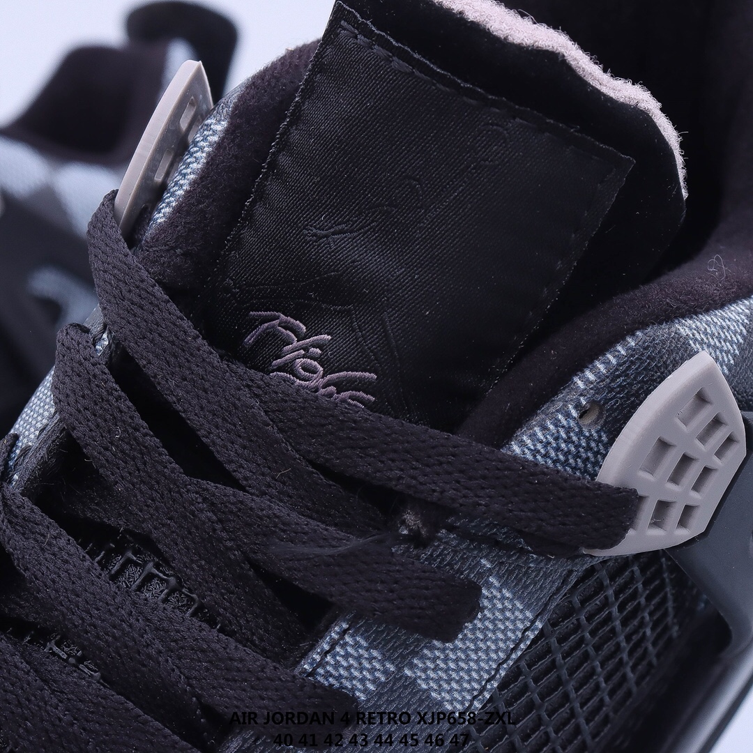 jordan air jordan 4 retro - Negro Gris
