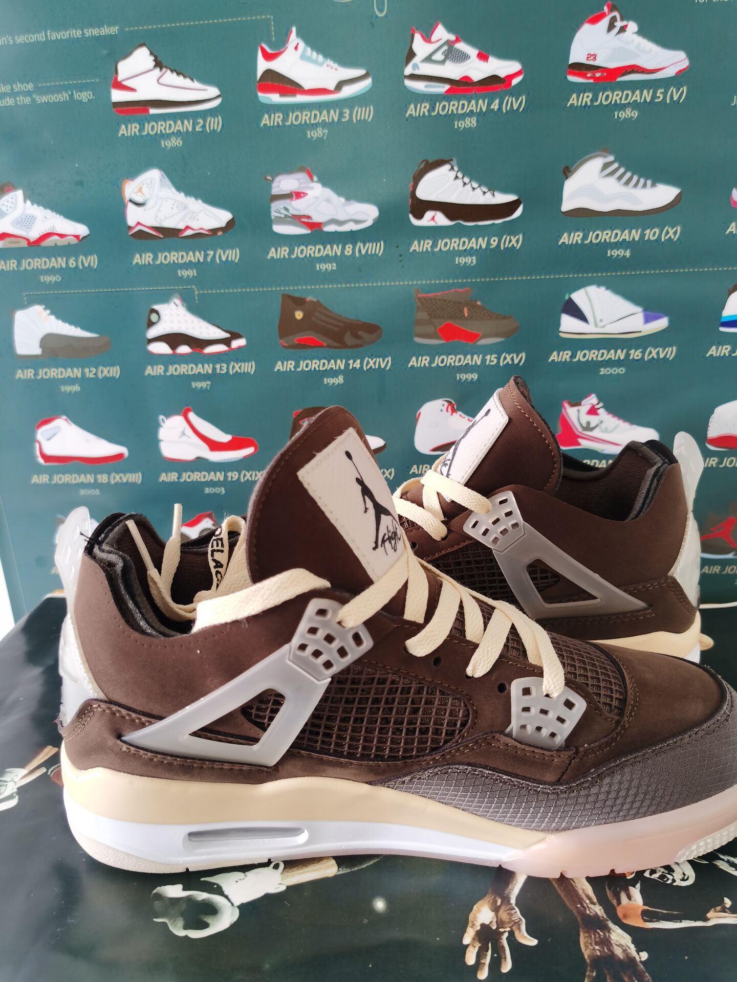 jordan air jordan 4 retro - Cafe Gris