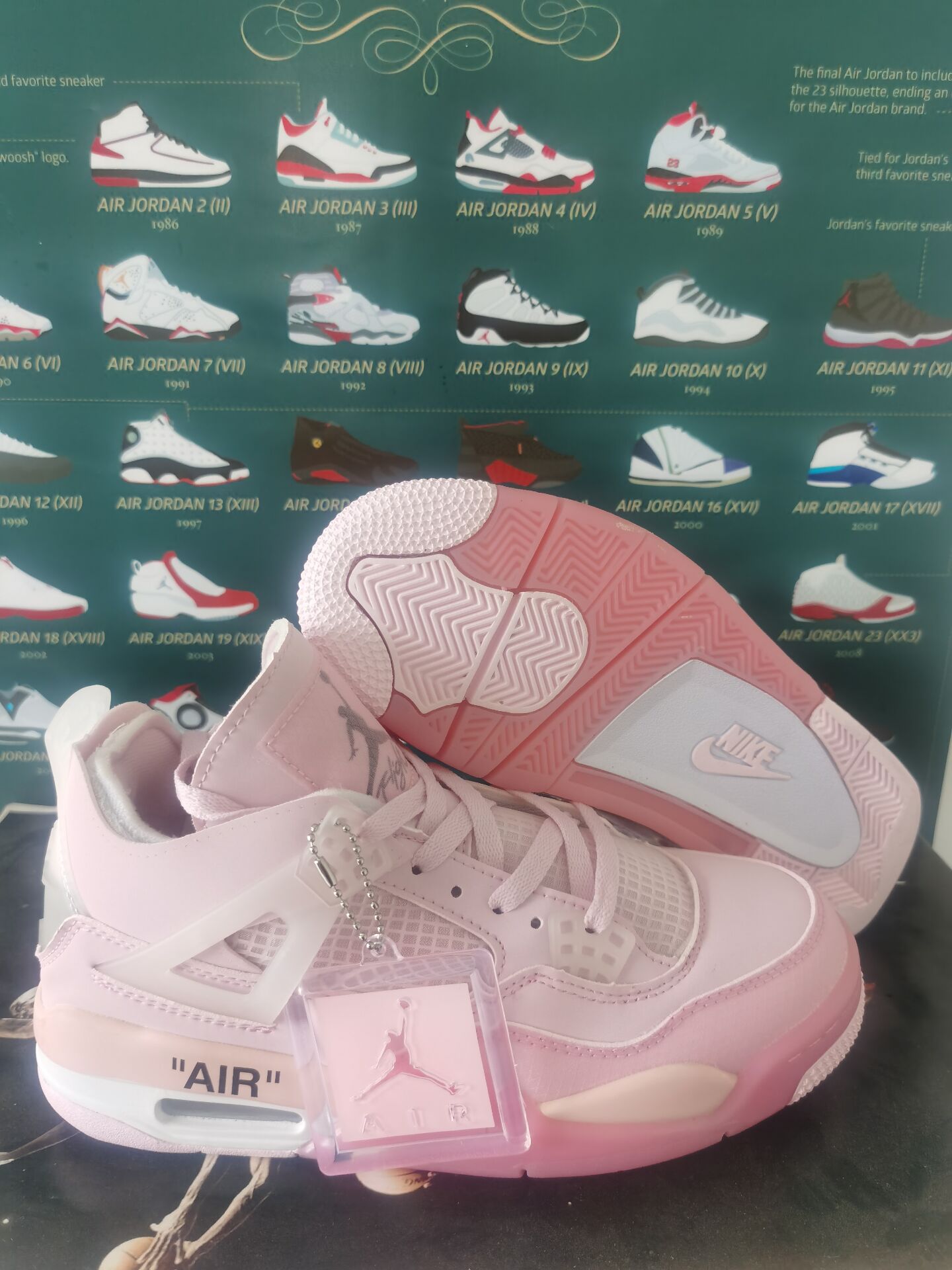jordan air jordan 4 retro - Rosado