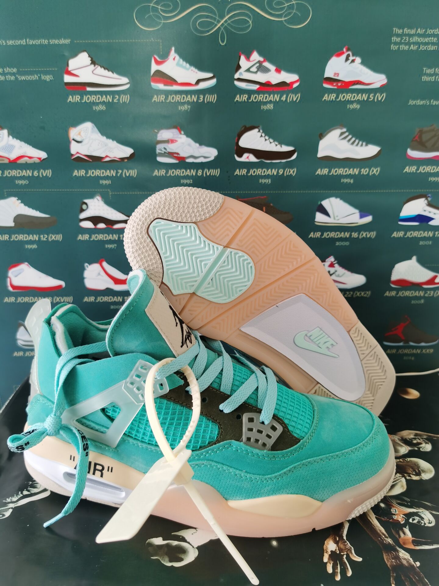 jordan air jordan 4 retro - Verde
