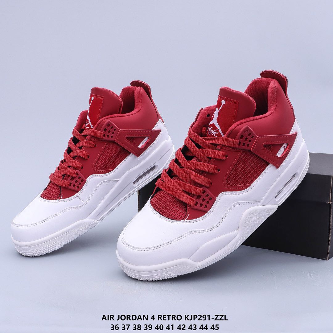 jordan air jordan 4 retro - Blanco Rojo