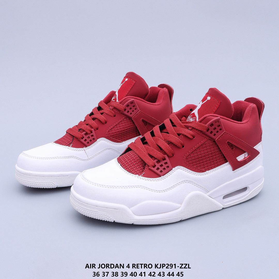 jordan air jordan 4 retro - Blanco Rojo