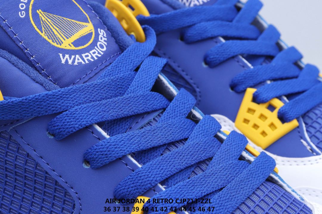 jordan air jordan 4 retro - Azul Amarillo Blanco