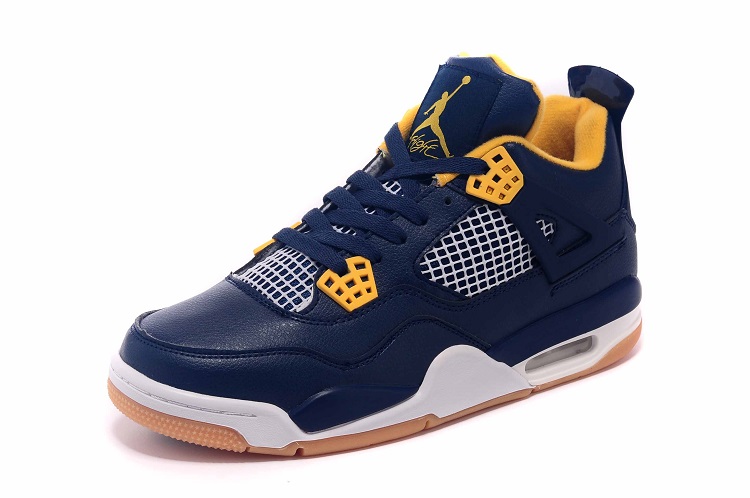 jordan air jordan 4 retro - Azul Amarillo Blanco