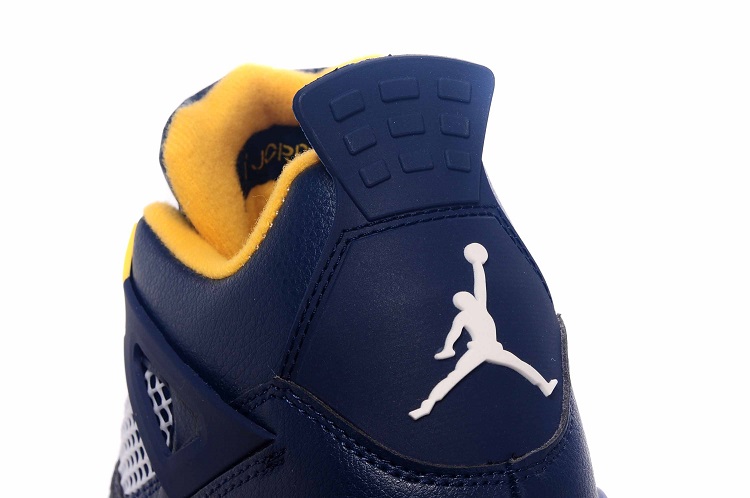 jordan air jordan 4 retro - Azul Amarillo Blanco