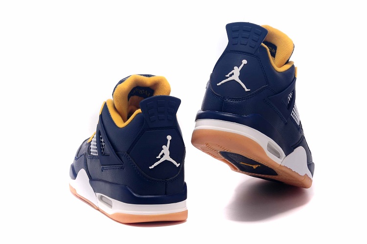 jordan air jordan 4 retro - Azul Amarillo Blanco