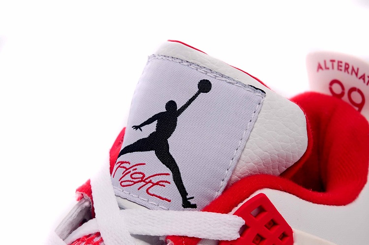 jordan air jordan 4 retro - Blanco Rojo