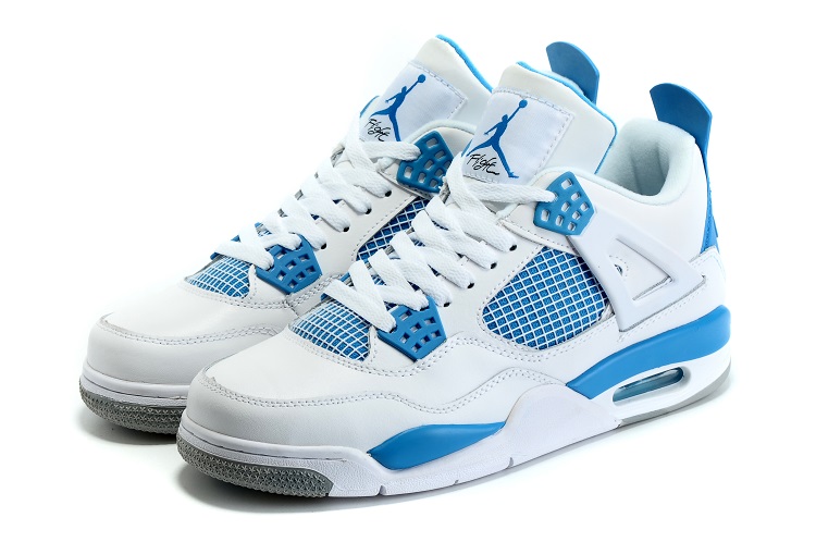 jordan air jordan 4 retro - Celeste Blanco Gris