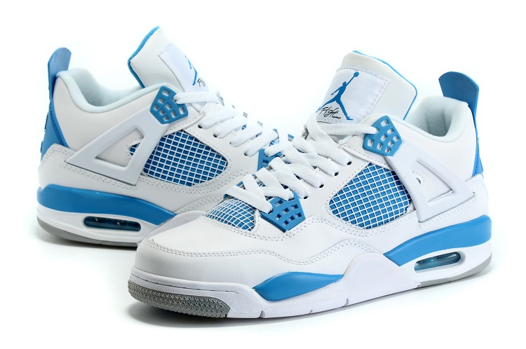 jordan air jordan 4 retro - Celeste Blanco Gris