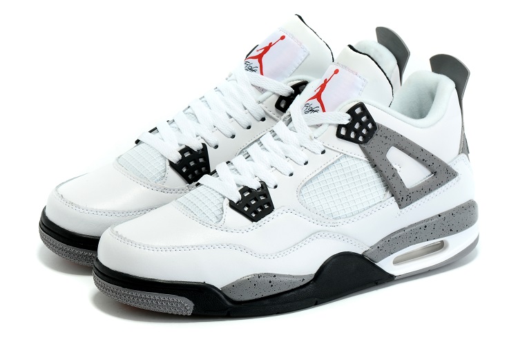 jordan air jordan 4 retro - Gris Blanco