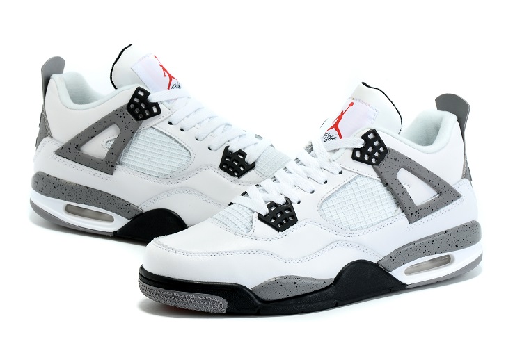 jordan air jordan 4 retro - Gris Blanco