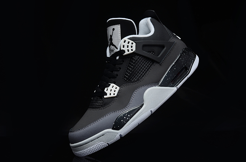 jordan air jordan 4 retro - Negro Blanco Gris