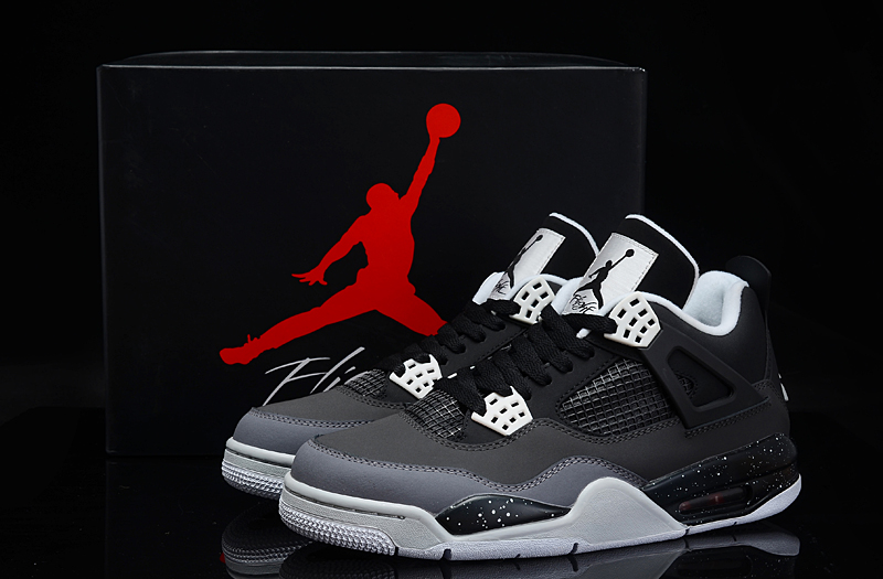 jordan air jordan 4 retro - Negro Blanco Gris