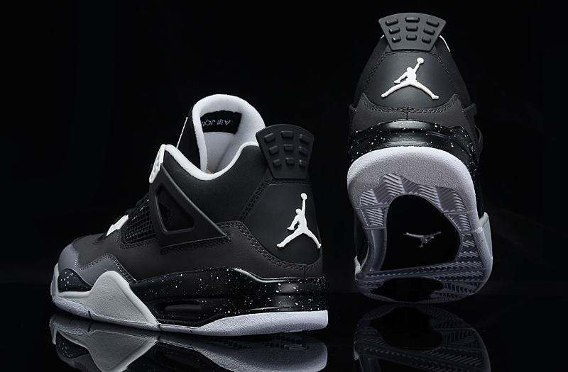 jordan air jordan 4 retro - Negro Blanco Gris