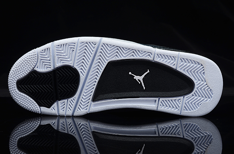 jordan air jordan 4 retro - Negro Blanco Gris