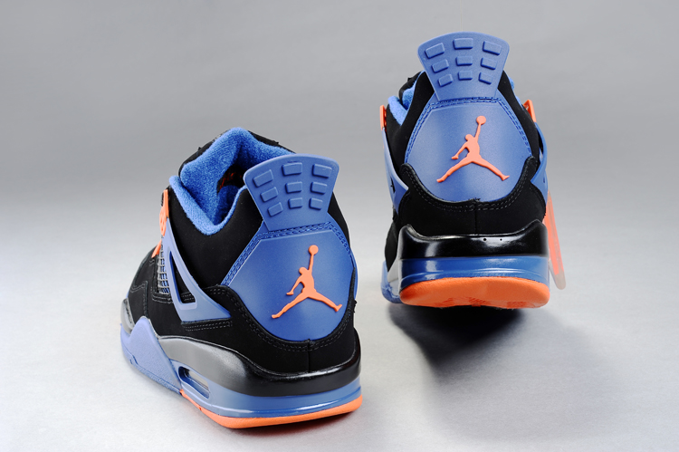 jordan air jordan 4 retro - Azul Naranjo Negro