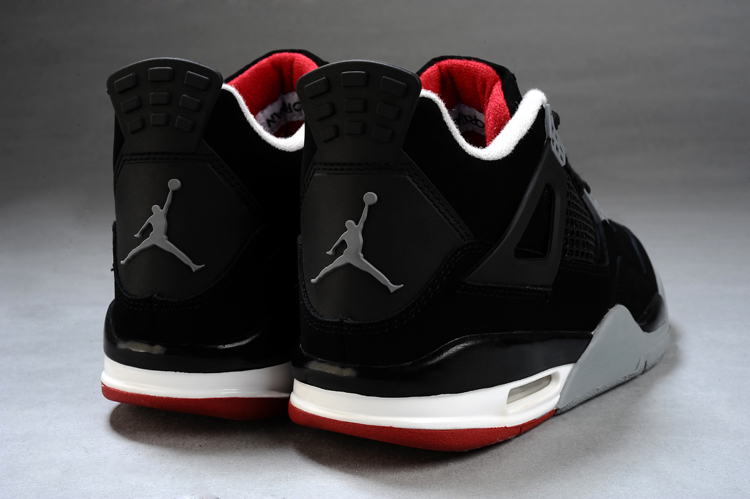 jordan air jordan 4 retro - Negro Gris Rojo