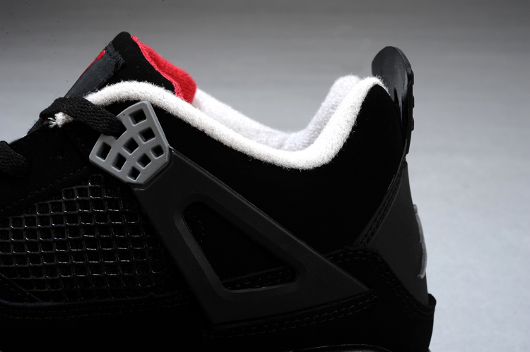 jordan air jordan 4 retro - Negro Gris Rojo