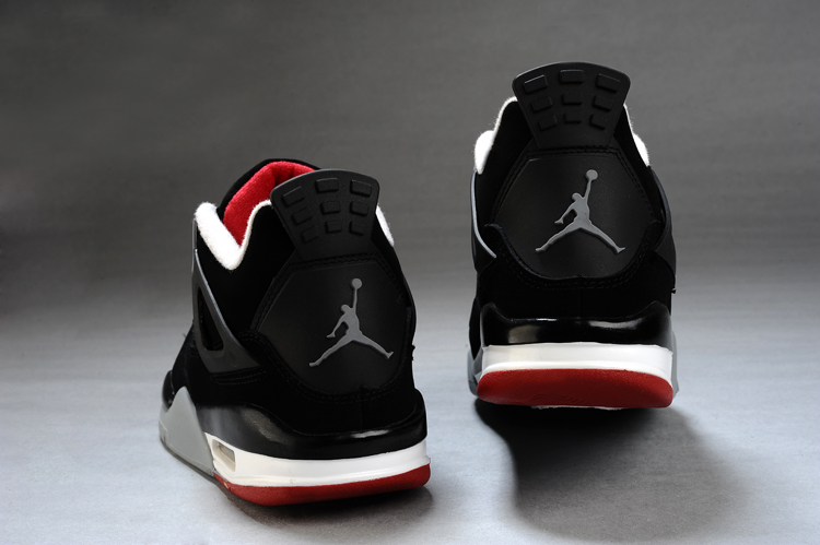 jordan air jordan 4 retro - Negro Gris Rojo