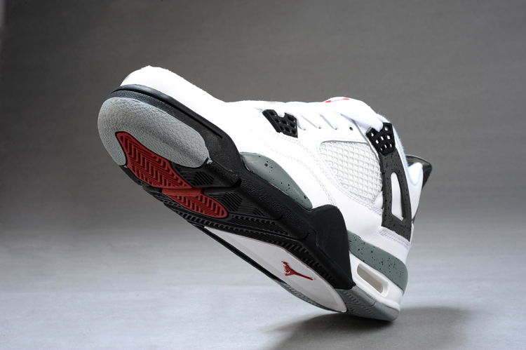 jordan air jordan 4 retro - Negro Gris Blanco