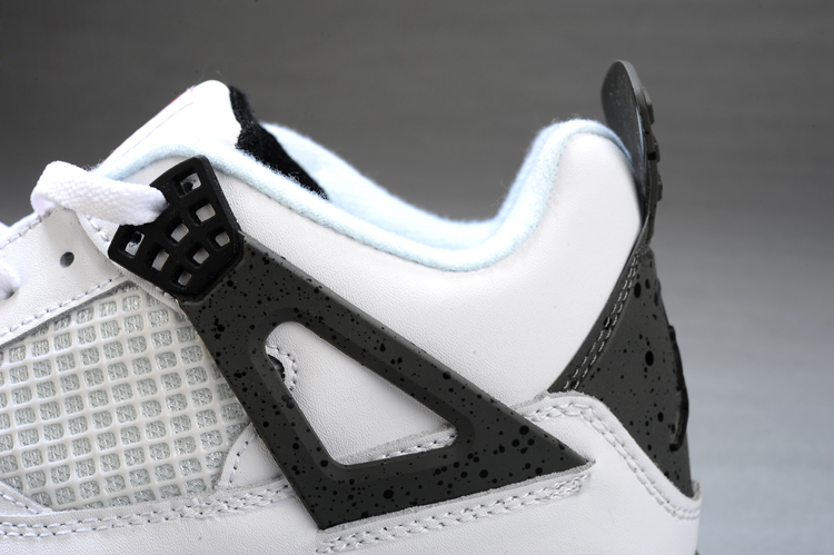 jordan air jordan 4 retro - Negro Gris Blanco