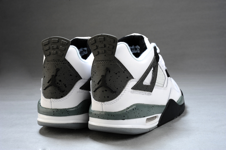 jordan air jordan 4 retro - Negro Gris Blanco