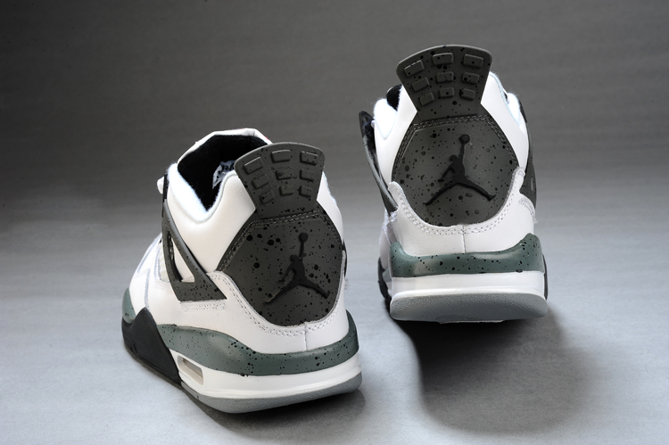 jordan air jordan 4 retro - Negro Gris Blanco