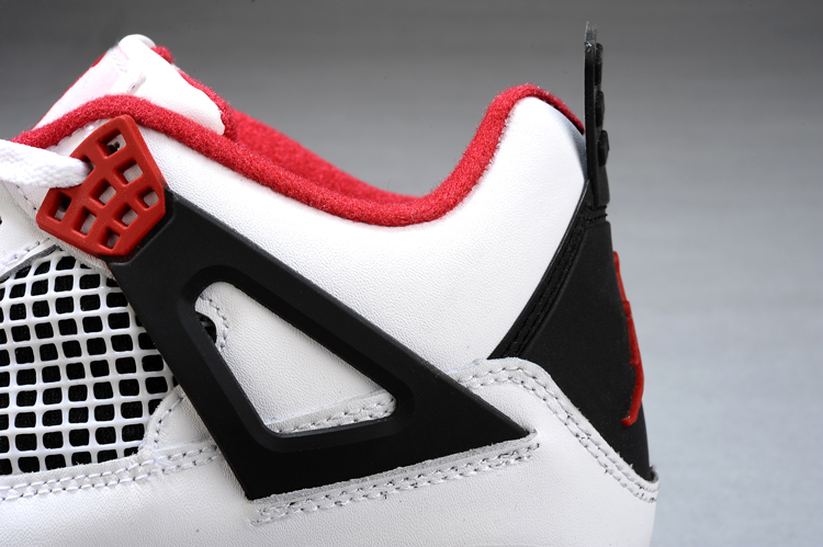 jordan air jordan 4 retro - Negro Rojo Blanco