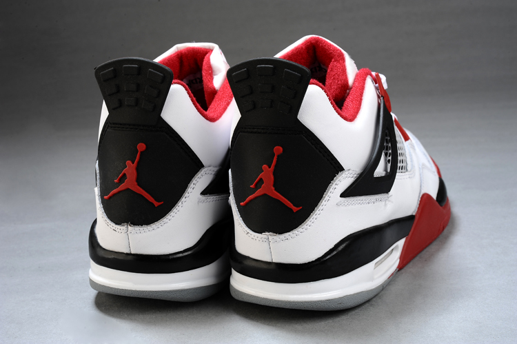 jordan air jordan 4 retro - Negro Rojo Blanco
