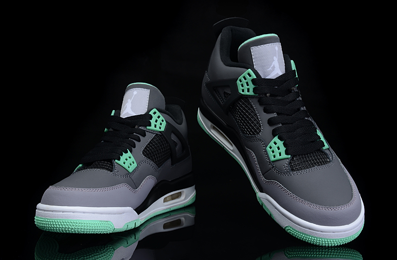jordan air jordan 4 retro - Menta Negro Gris