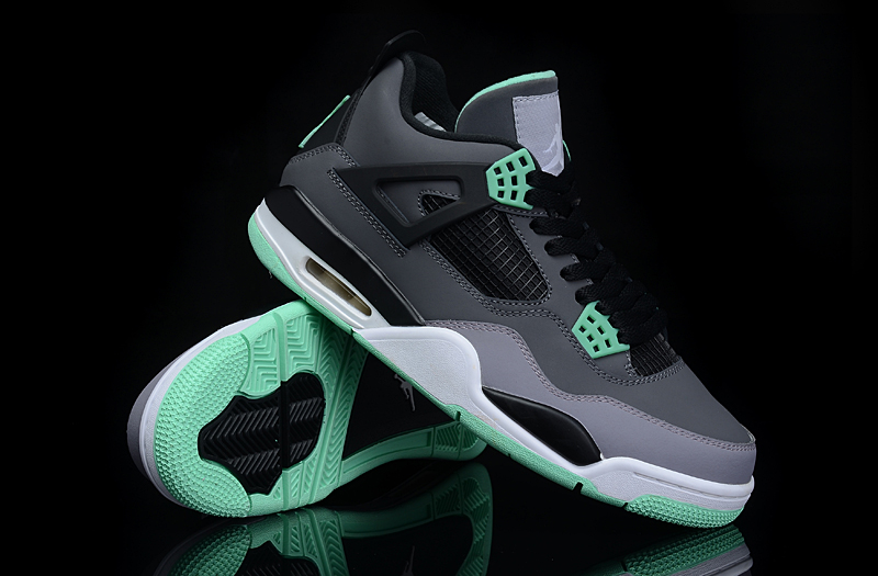 jordan air jordan 4 retro - Menta Negro Gris