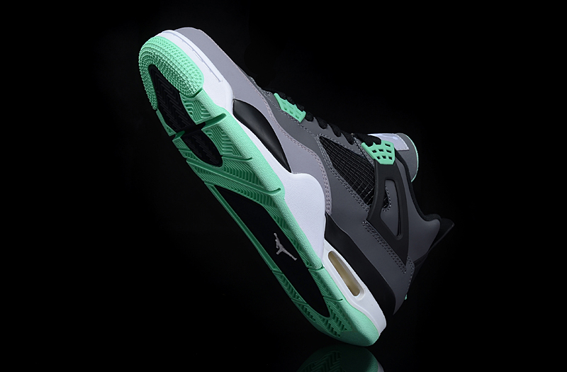 jordan air jordan 4 retro - Menta Negro Gris