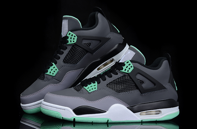 jordan air jordan 4 retro - Menta Negro Gris