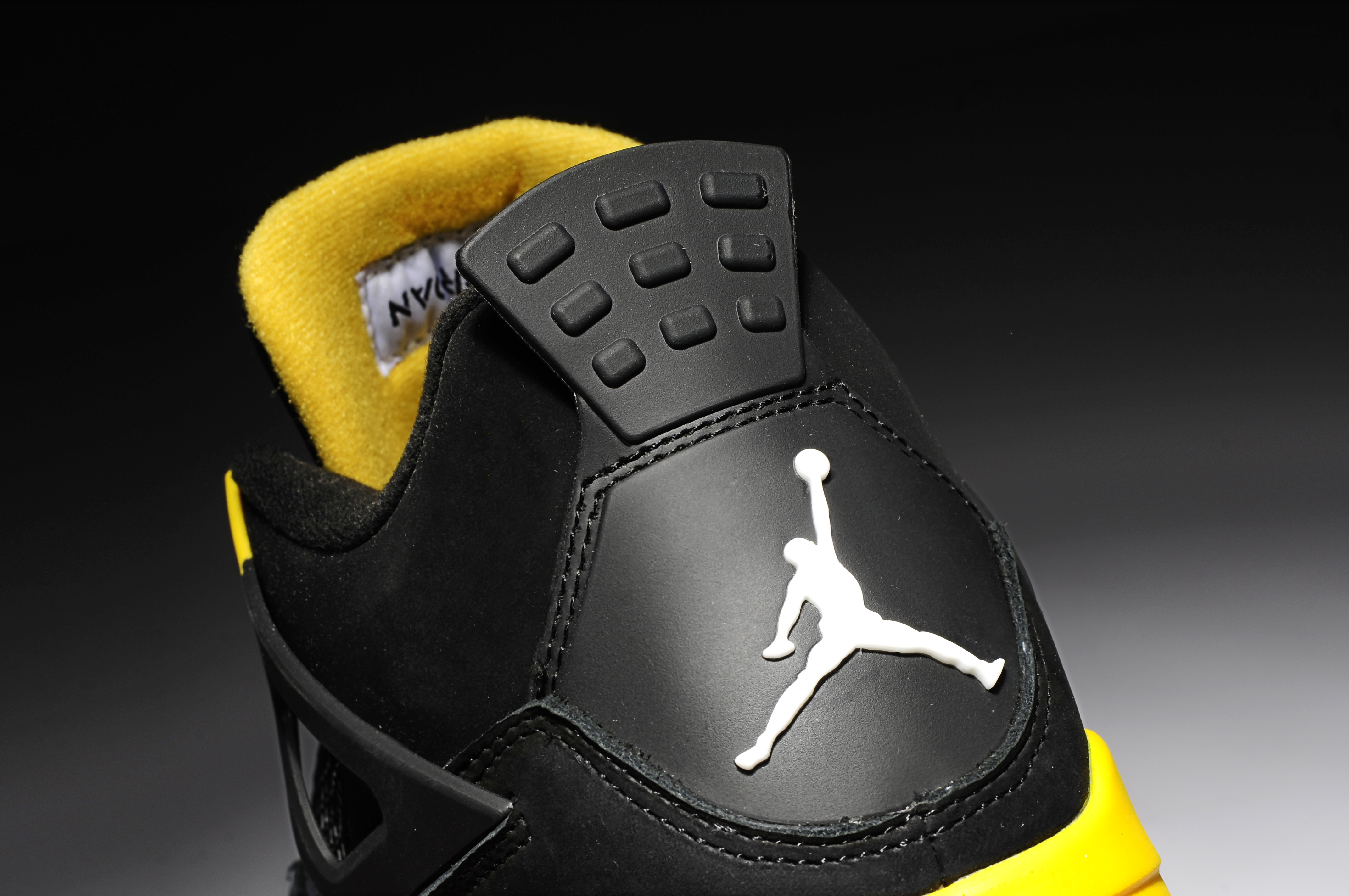 jordan air jordan 4 retro - Negro Amarillo