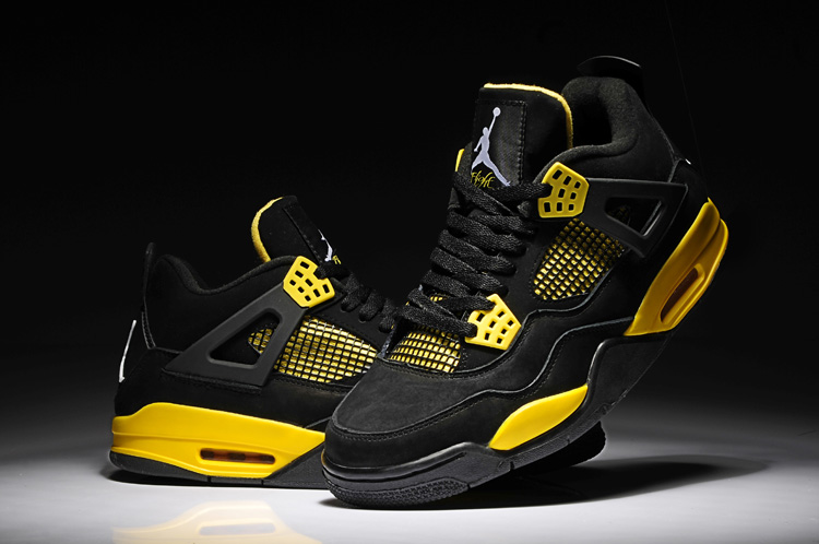 jordan air jordan 4 retro - Negro Amarillo