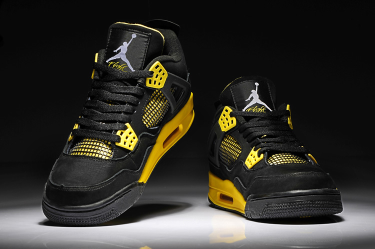 jordan air jordan 4 retro - Negro Amarillo
