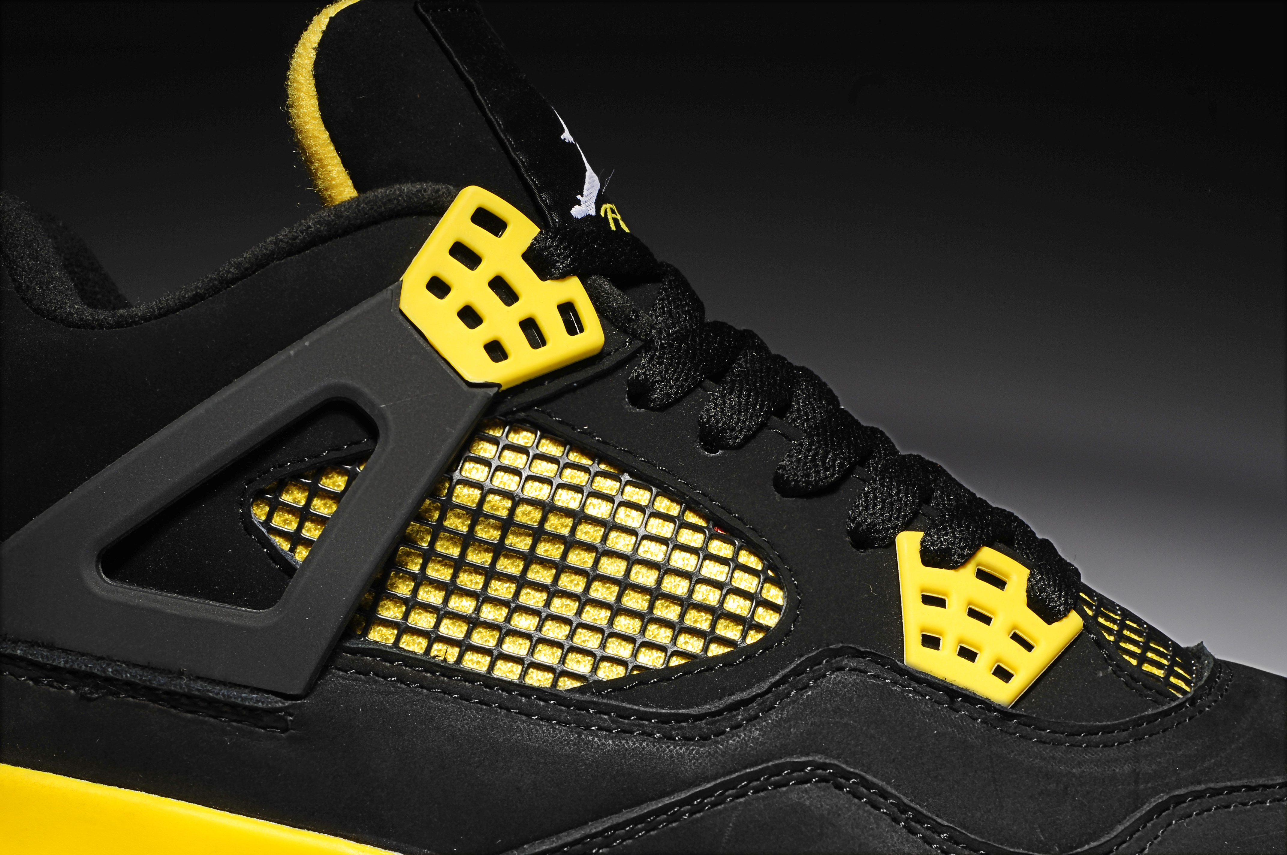 jordan air jordan 4 retro - Negro Amarillo