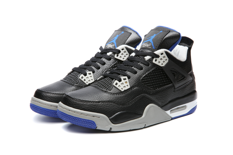 jordan air jordan 4 retro - Negro Gris Azul