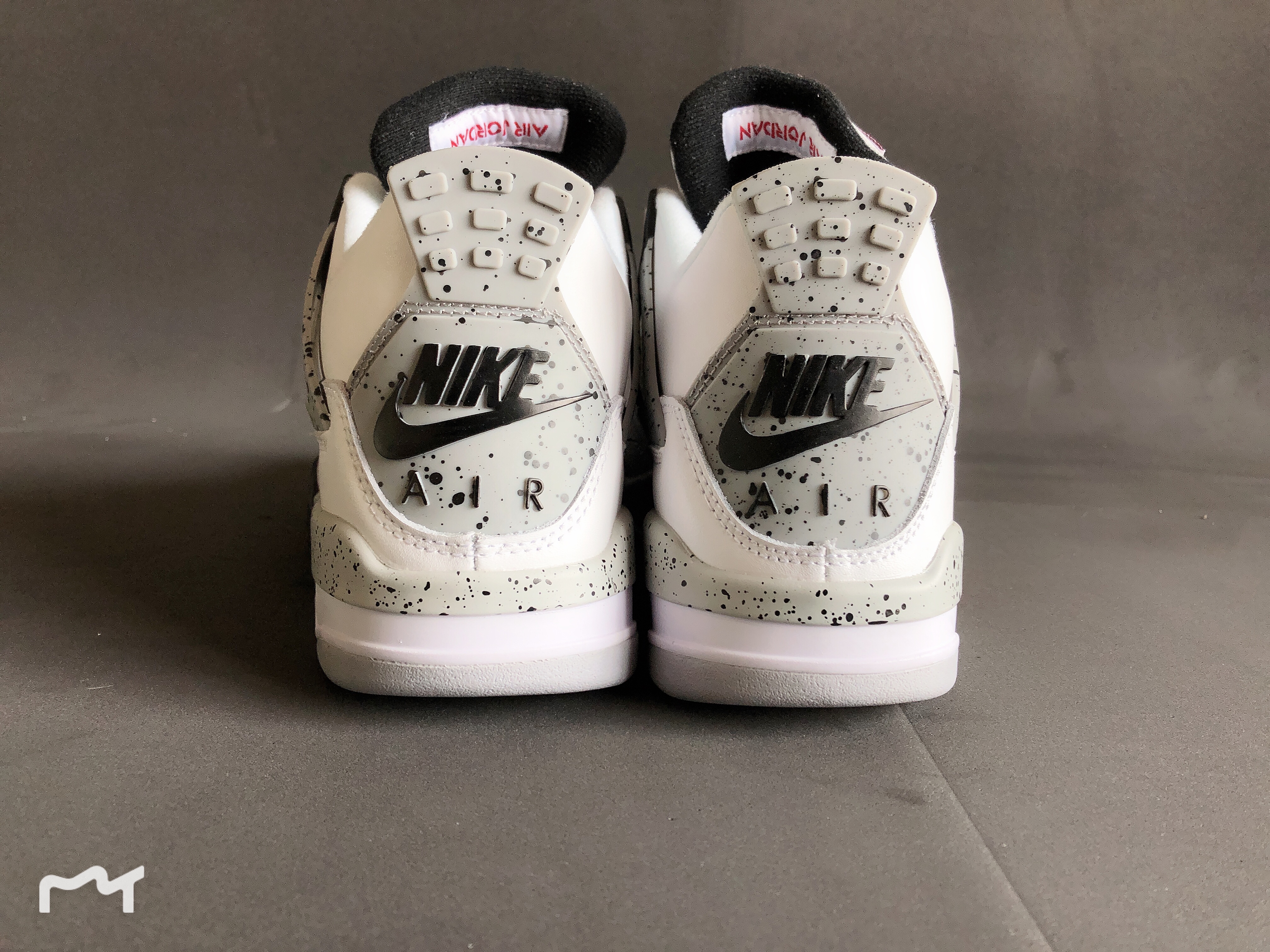 jordan air jordan 4 retro - Blanco Negro Gris