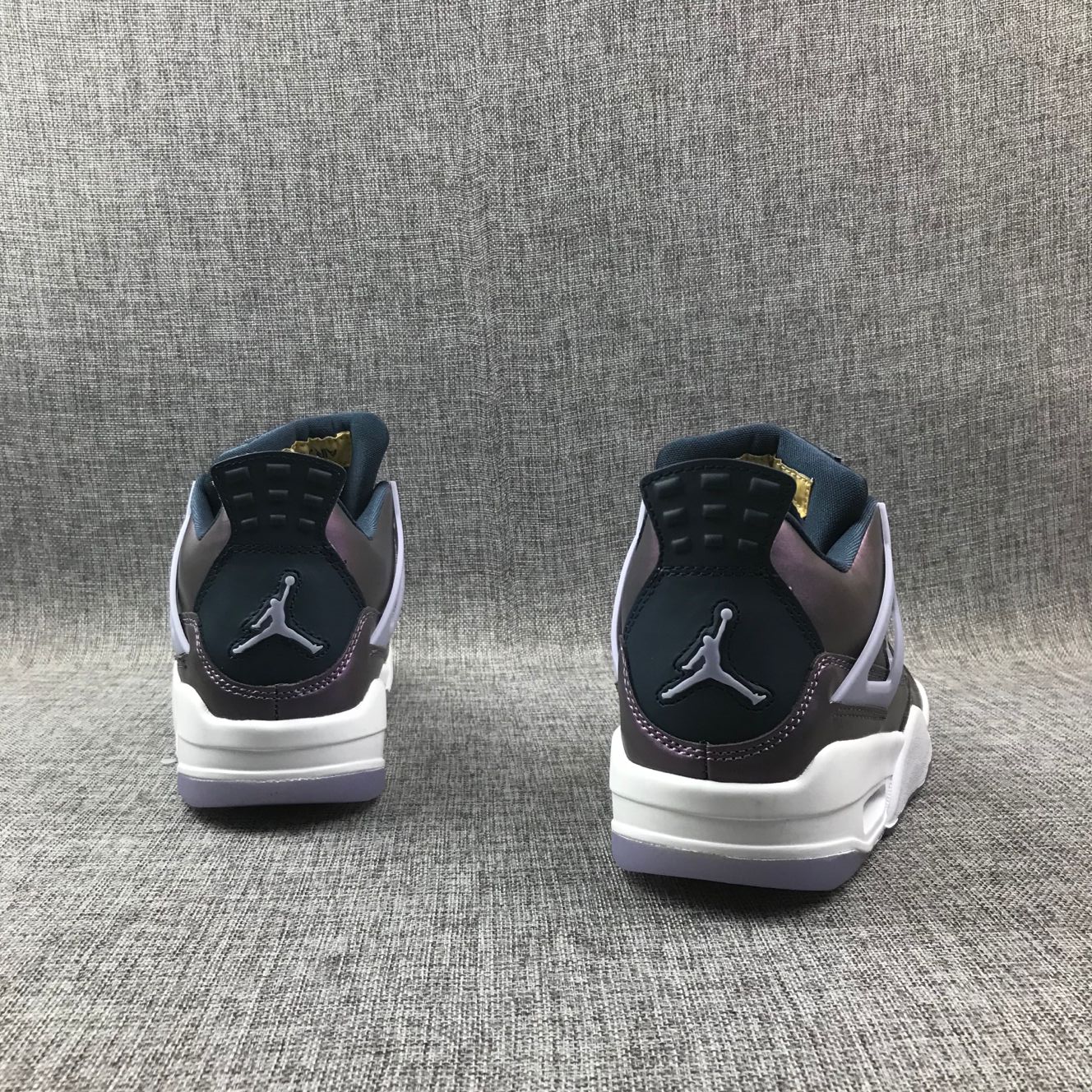 jordan air jordan 4 retro - Morado Blanco Gris