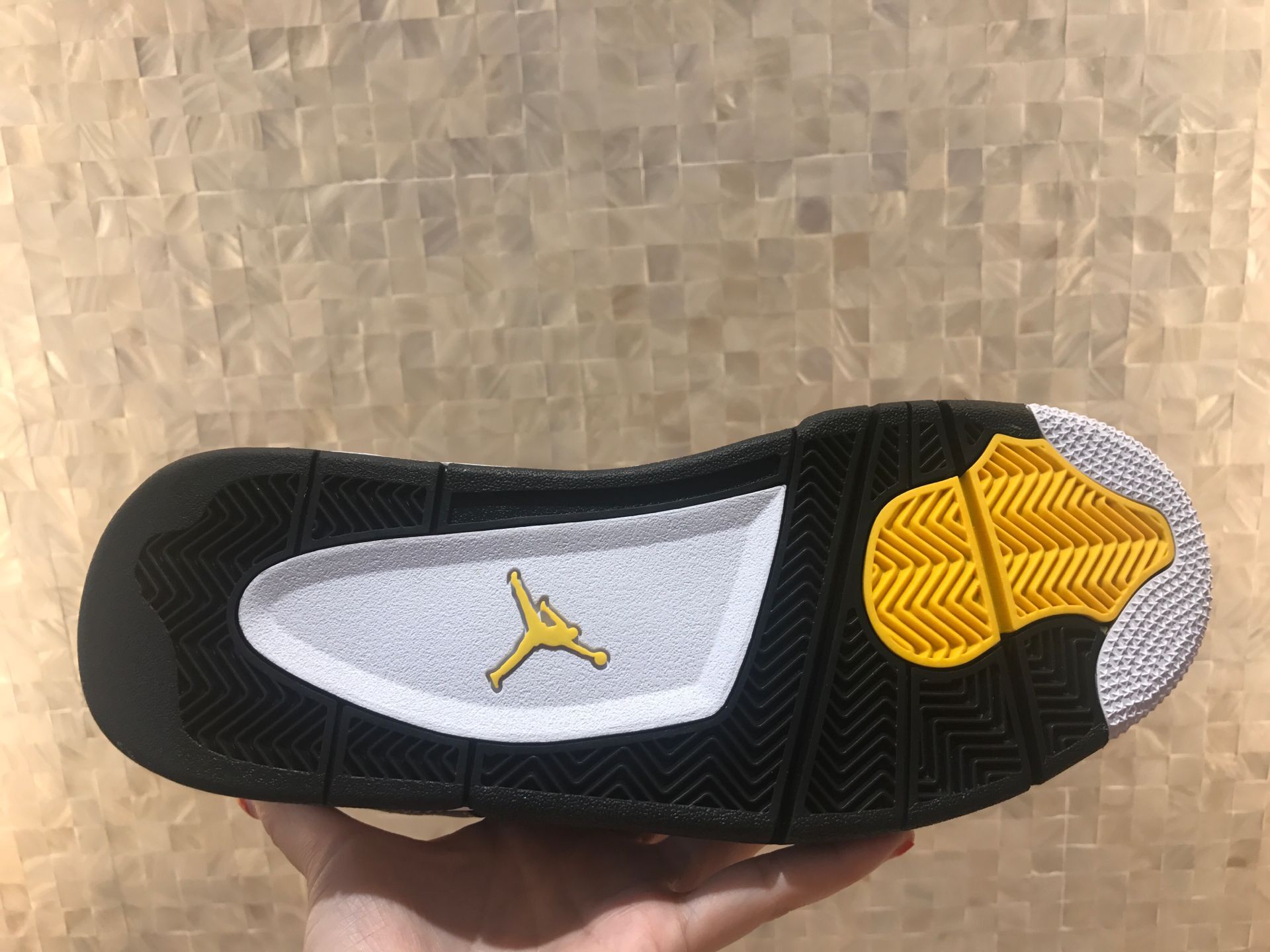 jordan air jordan 4 retro - Gris Amarillo Blanco