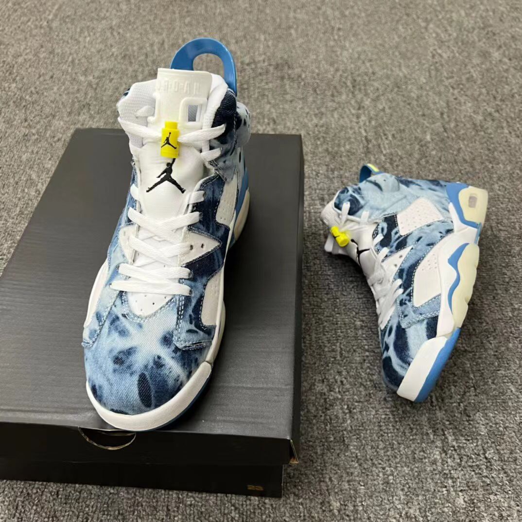 jordan air jordan 6 retro - Celeste Blanco